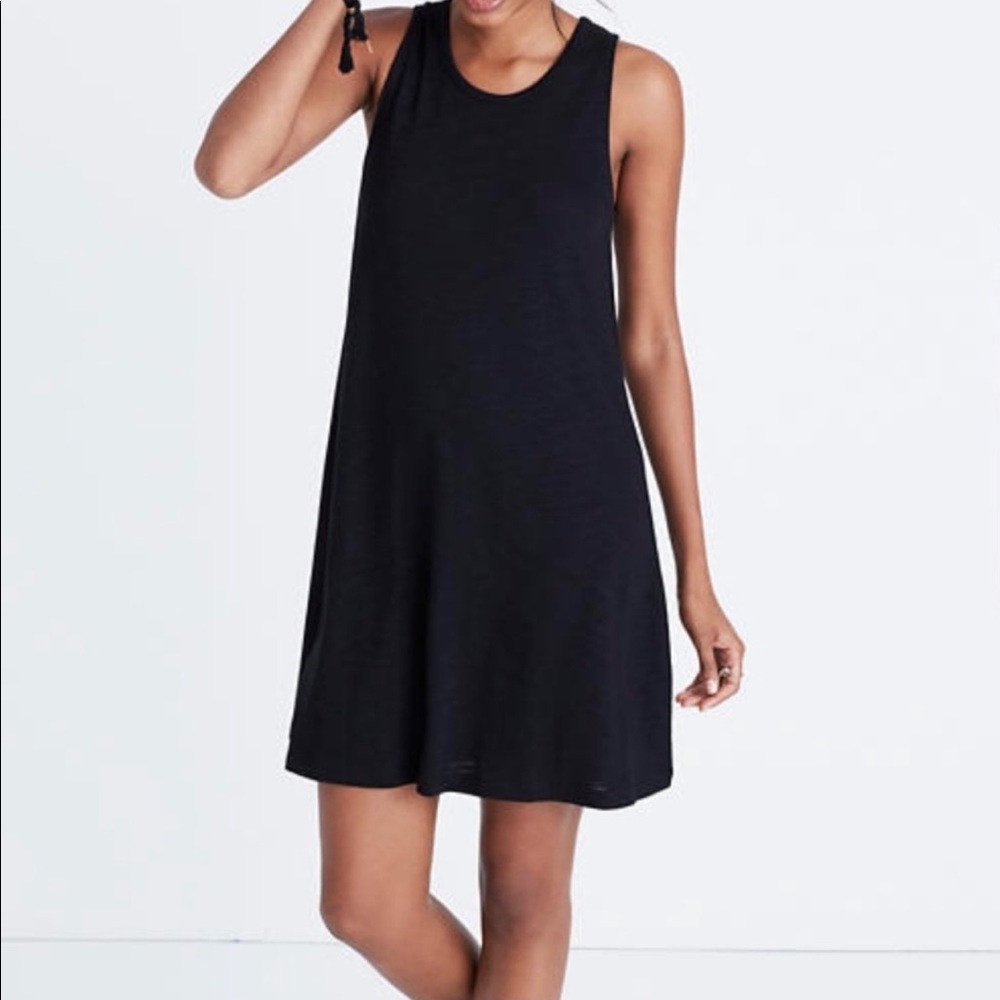 🆕Madewell Black Mini Tank Dress Size XXS